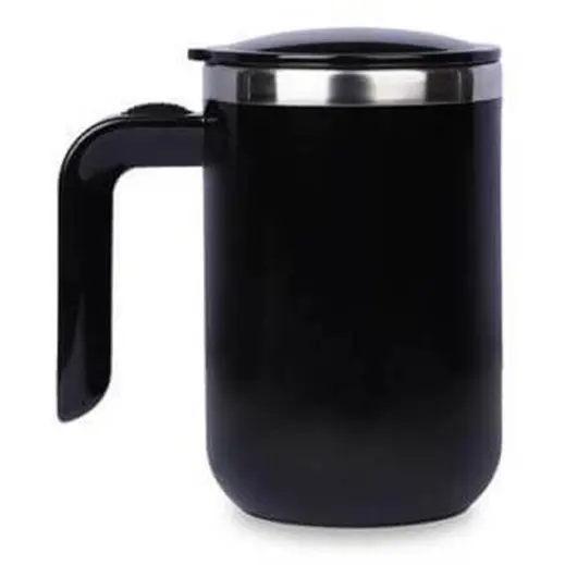 Caffe Hans Larsen Auto-Stirring Coffee Mug Black Display